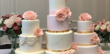 An assortment of bite-sized Filipino-inspired desserts in delicate glass jars.