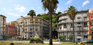 foto do centro da cidade de Nápole