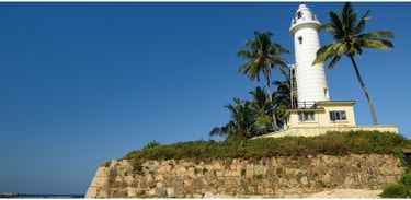 Vista do Forte em Colombo, Sri Lanka.