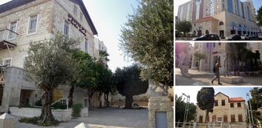 Fotos da cidade antiga em Haifa.