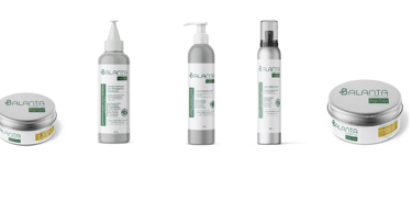 Produits de la marque capillaire Balanta Cosmetics