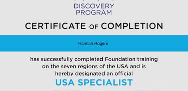 usa domestic travel specialist