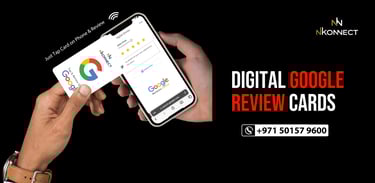 Digital Googel Review Card NFC