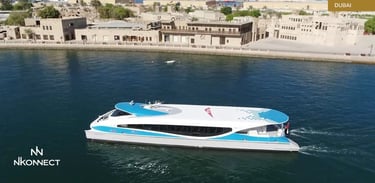 RTA Marine Transport services from Al Ghubaiba Station in Dubai to Sharjah Marine Station