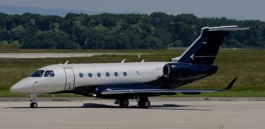 Embraer Legacy 500 Taxying to the runway for departure