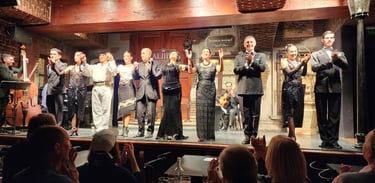 Tango Show Cast at La Ventana in Buenos Aires, Argentina