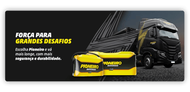Baterias Pioneiro para caminhão da linha pesada disponíveis na Reginaldo Baterias em Maringá PR