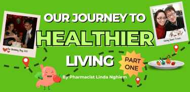 banner showcasing Linda and Kerry's journey to healthier living