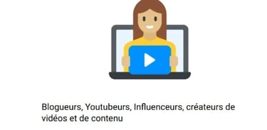 Bloggers, Youtubers, Influencers, video and content creators