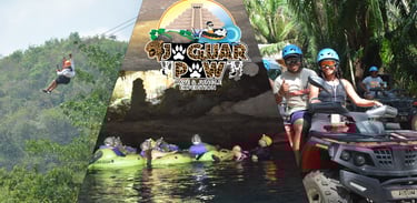 Cave/ Zipline and ATV combo one of the best adventures in Belize inland excursions