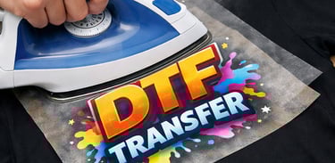 Himade Studios Cara Press Sablon DTF Menggunakan Setrika