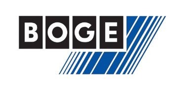 a logo for a company BOGE