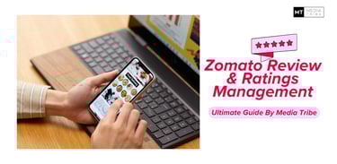Customer review response strategy by Media Tribe for Zomato listings