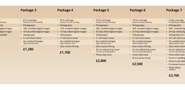 Wedding photography and videography packages in London by Fred Art Studio