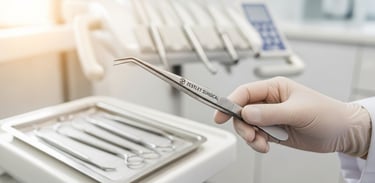 Pęseta stomatologiczna – dlaczego została stworzona i dlaczego jest niezbędna w nowoczesnej stomatol