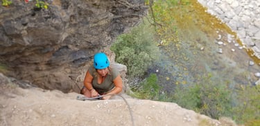 via ferrata facile accompagnée gorges de la Durance Briancon