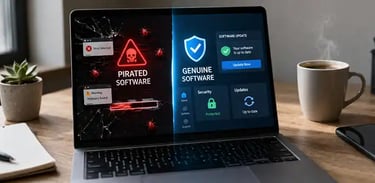 Pirated vs Genuine Software: