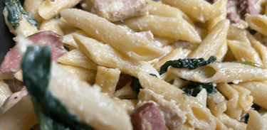 Sausage, Chicken, Noodle dinner sample image by Flavorful Bites.