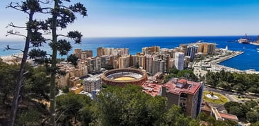Malaga Castillo de Gibralfaro viewpoint