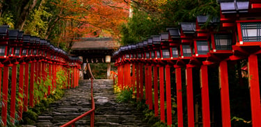 Kifune Shrine in Kyoto