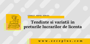 In functie de ce variaza pretul unei lucrari de licenta la comanda?