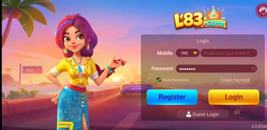 L83 Game Pakistan L83 Game Login L83 Game Register Dragon Tiger Game Online Teen Patti Tiger Game Te