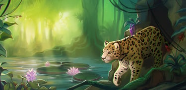 Concept Art Jaguar in Pantanal 