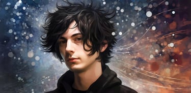Black Hair Anime Boy PFP AI Yugioh