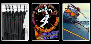 Examples of the quality of material and content used to create t-shirts and hoodies at this store.