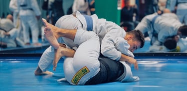 Jiujitsu Collado Villalba Kimono Blanco Gente Joven