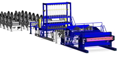 Çelik Hasır Kaynak Makinesi – HKM MC tam otomatik Makaradan çekme ve Hasır Kesici