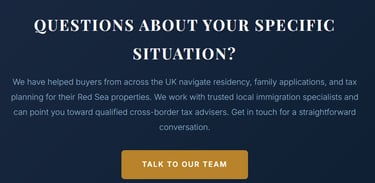 Family residency Egypt property owners