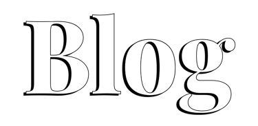 Image of the word "Blog."