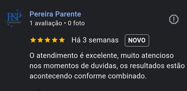 depoimento 5 estrelas