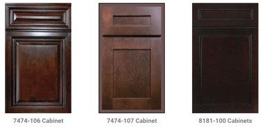 a variety of cabinet doors and cabinets