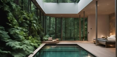 spa immersif urbain sur le thème de la nature