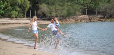 Family Beach Fun Photoshoot on Koh Samui, Thailand