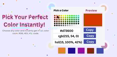 Color Picker – Best Free Online Color Tool
