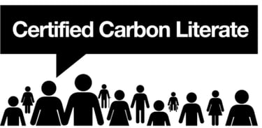 Certified Carbon Literate badge — Jack Murton holds Carbon Literacy Project certification