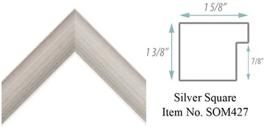 Silver Square Picture Frame