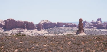 Red Rocks in Arches NP