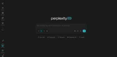 perplexity pro Homepage
