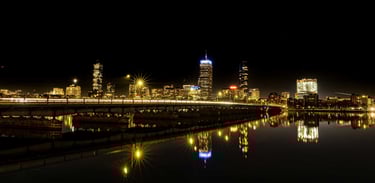 Panoramic View of Harvard (Mass Ave) Bridge