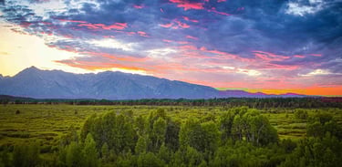 Wyoming Prairie Landscape Print