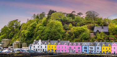 Colorful Waterfront Cottages
