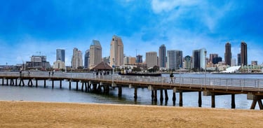 Scenic Waterfront Pier Photo