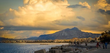 Ocean View from Palermo, Sicily