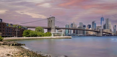 Brooklyn Bridge Cityscape Print