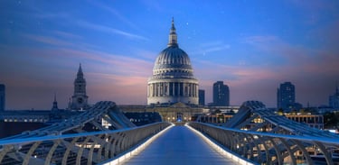 St. Paul's Cathedral Evening Print
