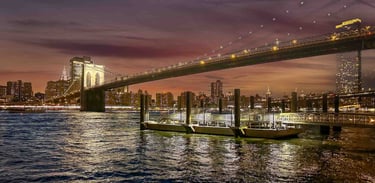 Sunset Brooklyn Bridge Photo Print